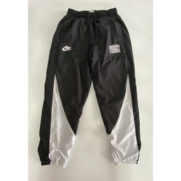 Nike Other - Nike Force Men's Medium Athletic Track Pants Black White Lined FB6966-010